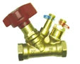 TA STAD vanne d'équilibrage FF 1/2 x 1/2 - PN25 ametal excl remplissage et vidage, avec volant digital & points de mesure