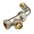 Comap 809CB robinet radiateur 1/2 droit avec courbe-p/robinet thermostatique(vieux 809404)