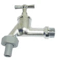 Schlosser 1730 robinet de service double 1/2 M - chromé
