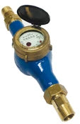 Woltman MTKD compteur d'eau multijets eau froide (30°C) (avec raccords et joints) 6/4 x 5/4 - 6,3 m³/h