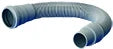 Airfit HT flexible de raccordement MF (longueur 750 mm) 50 x 50/40 mm - gris PP non collable