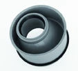 Airfit PP réduction excentrique MF 110 x 50 mm pour tuyau fine épaisseur jusqu'à dia 2,2 mm