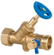 Rossweiner vanne avec clapet EA (Belgaqua) 4/4"F (pivot)- 4/4"M laiton
