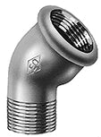 Atusa Noir 121 coude 45° MF 1/2 x 1/2