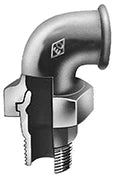 Atusa Galva 098 raccord union coude joint conique MF 4/4 x 4/4