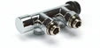 Begetube Optima bloc H thermostatisable 50-100% raccordement mural 1/2 x M24 - valeurs Kv réglables - chromé