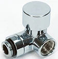 Begetube Optima double raccord équerre réglable droite 1/2 x M24 - chromé