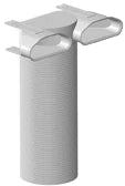 Begetube (78313282) Profi-air distributeur équerre DN125 - 2 x gaine