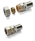 Begetube B-Press laiton manchon réduit FM 20 x 22 mm - chromé