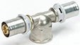 Begetube B-Press laiton té réduit avec filetage femelle FFF 26 x 1/2 F x 26 mm