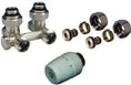 Begetube set radiateur de raccordement 1 avec bloc H pour raccordement mural
