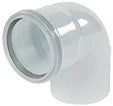 Ubbink Rolux PP coude 90° MF 80 x 80 mm - blanc