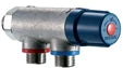 Delabie Premix 1/2 thermostat compact débit 19l/min - 3 bar - ingebouwde clapet anti-retourpen