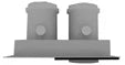 Bulex ThemaCondens adaptateur chaudière 80 x 80 mm