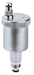 Caleffi 502 Minical purgeur automatique 1/2 M - chromé - avec clapet d'isolement - capuchon hygroscopique