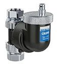 Caleffi 551 DisCalSlim séparateur d'air FF 3/4 x 3/4 - Universel horizontal/vertical - synthétique