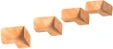 Carrodrain Kerlox corner set IN 90° (set de 4 p)