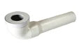Nicoll coude de raccordement wc 90° FM 107 x 100 mm - modèle long 400 mm