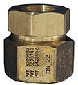 TracPipe PLT raccord droit de transition FF DN32 X 3/4 F
