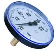 Euro-Index thermomètre 100 mm - 0-120°C - axial - manchon de protection 1/2 x 45 mm