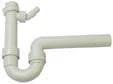 Geberit PP siphon tubulaire simple6 /4 x 40 mm - blanc - avec raccordement machine à laver