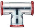 Geberit Mapress C-acier zingué té réduit FFF 76,1 x 28 x 76,1 mm