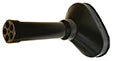 Geberit PE entonnoir 40 mm PE noir oval avec grille