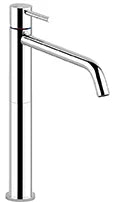 Gessi Via Tortona mitigeur lavabo rehaussé - chromé - bec d'écoulement 211 mm