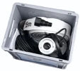 Grundfos Unilift pompe vide-cave dans Multibox - 1x230V - avec interrupteur à flotteur - tuyau pompiers 15 m