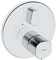 SET DE FINITION HANSA HANSADESIGNO chromé thermostat melangeur avec deviateur