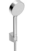 Hansa HansaBasicjet douchette 95 mm - 3 jets - chromé (contient: douchette - flexible de douche 1500 mm - support mural) - prix par set