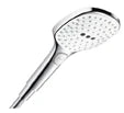 Hansgrohe Select E 120 douchette écosmart chromé Quickclean, 3 jets avec bouton Select, max 9L/min