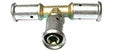 Henco laiton à sertir té réduit 90° FFF 26 x 16 x 26 mm