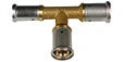 Henco laiton à sertir té réduit 90° FFF 20 x 20 x 16 mm