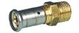 Henco laiton à sertir raccord de transition MF 26 x 4/4 M