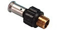 Henco PVDF à sertir raccord de transition MF 20 x 3/4 M