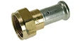 Henco laiton à sertir presse-étoupe avec joint plat FF 20 x 3/4 F