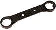 Henco PVDF à sertir plaque de fixation distance 153 mm pour culasse 2PK / 6PK / 13PK