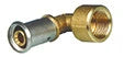 Henco laiton à sertir coude de transition 90° FF 26 x 3/4 F