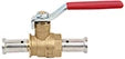 Henco laiton vanne à bille à sertir FF 20 x 20 mm