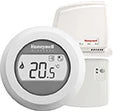 Honeywell Round Connect thermostat à horloge sans fil - blanc - on/off avec pile - gateway