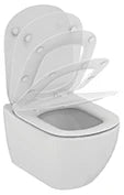 Ideal Standard Tesi wc-suspendu PACK Aquablade (wc-suspendu + siège softclose) - blanc mat - B360xD540 mm - fixations invisibles