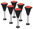Ideal Standard Ultra Flat S pieds de douche (set 6pcs) - avec 3M tape double face - prix par set