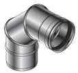 Roccheggiani SPG 316L inox simple paroi coude 90° MF 180 x 180 mm (joint Viton)