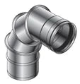 Roccheggiani SPG 316L inox simple paroi coude réglable 0-90° MF 80 x 80 mm (joint Viton)