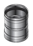 Roccheggiani SPG 316L inox simple paroi manchon FF 150 x 150 mm (joint Viton)
