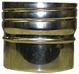 Roccheggiani Isoflex TDX 316L raccord fixe-flex 130 x 130 mm (en bas)