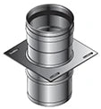 Roccheggiani SPG 316L inox simple paroi support de plancher 150 mm
