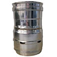 Roccheggiani Isoflex SP 316L raccord flex-fixe 80 x 80 mm (en haut)