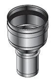 Roccheggiani SPG 316L inox simple paroi réduction mm 150 x 80 mm